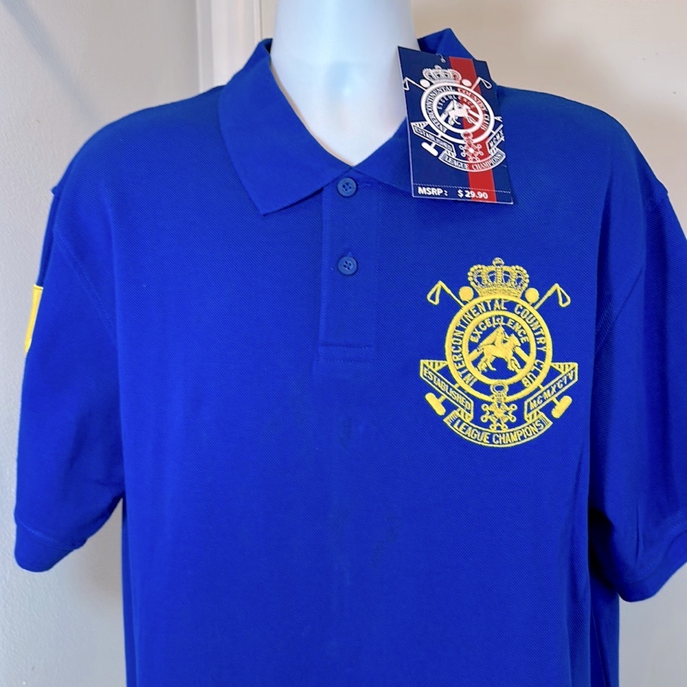 NWT Continental Country Club Polo 2XL - Picture 3 of 12